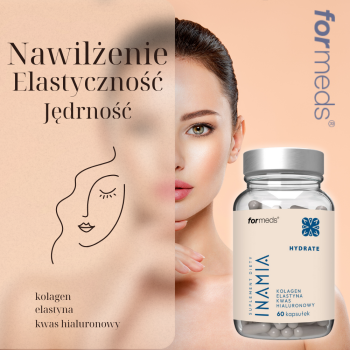 Inamia Hydrate (dawniej: Hyaluronic+Collagen) 60kaps.  Formeds