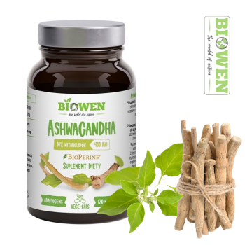 Ashwagandha 400mg 120 kaps. BIOWEN