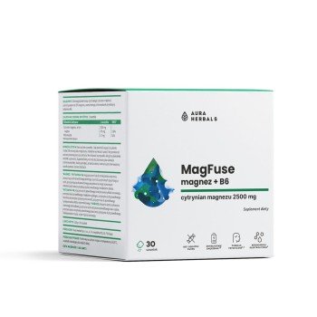 MagFuse magnesium + B6 30saszetek Aura Herbals