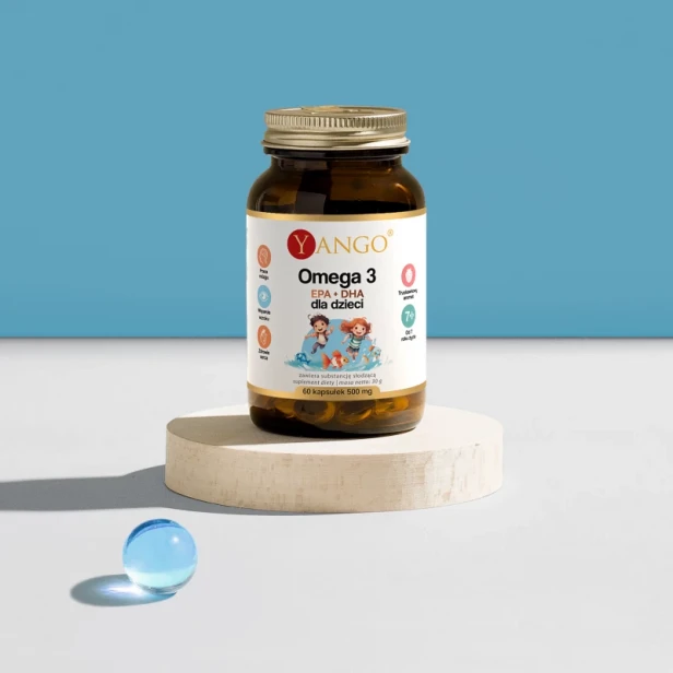 Omega 3 dla Dzieci truskawka Yango