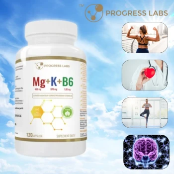 Mg+K+B6 120kaps. Progress Labs
