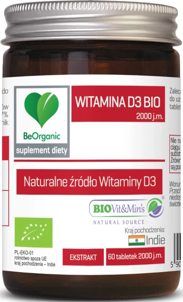 Witamina D3 BIO 2000 BeOrganic