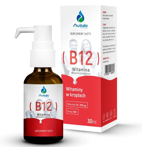Witamina B12 Metylokobalamina  Olive 30ml krople Avitale