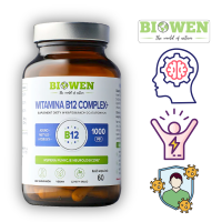 Witamina B12 Complex+ 3 formy 60kaps. Biowen