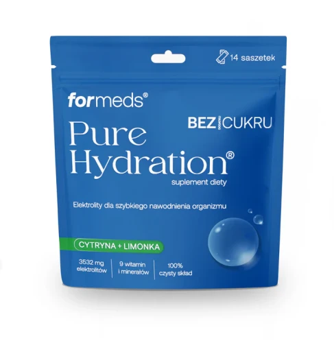 Pure Hydration bez dodatku cukru Cytryna + Limonka 14saszetek Formeds elektrolity
