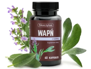 Wapń z szałwią 60kaps. Skoczylas