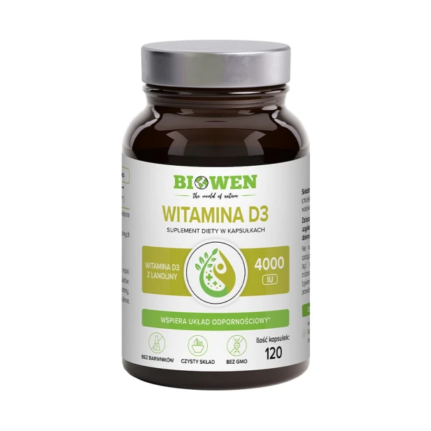 Witamina D3 z lanoliny 120kaps. Biowe.jpg