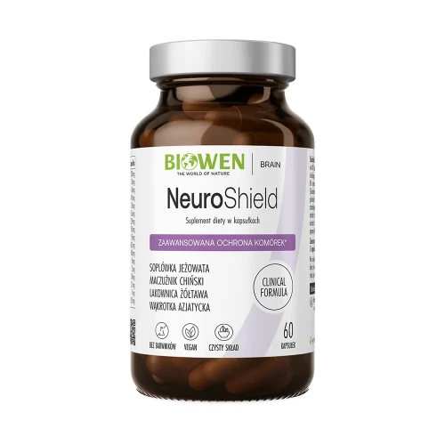 NeuroShield - umysł odporność - psychiczna - naturalna energia 60kaps. Biowen