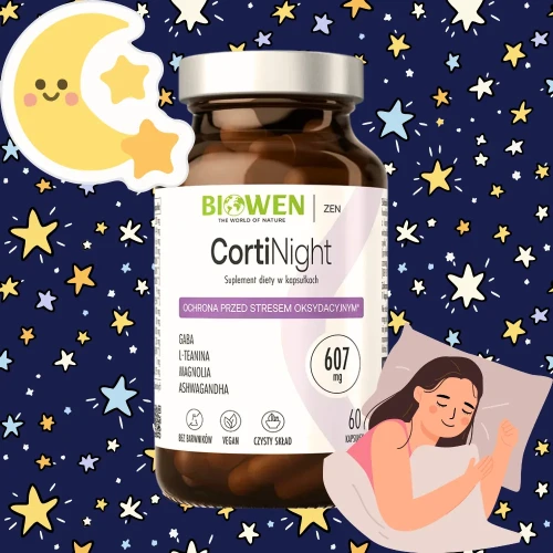 obniżenie Kortyzol CortiNight Biowen