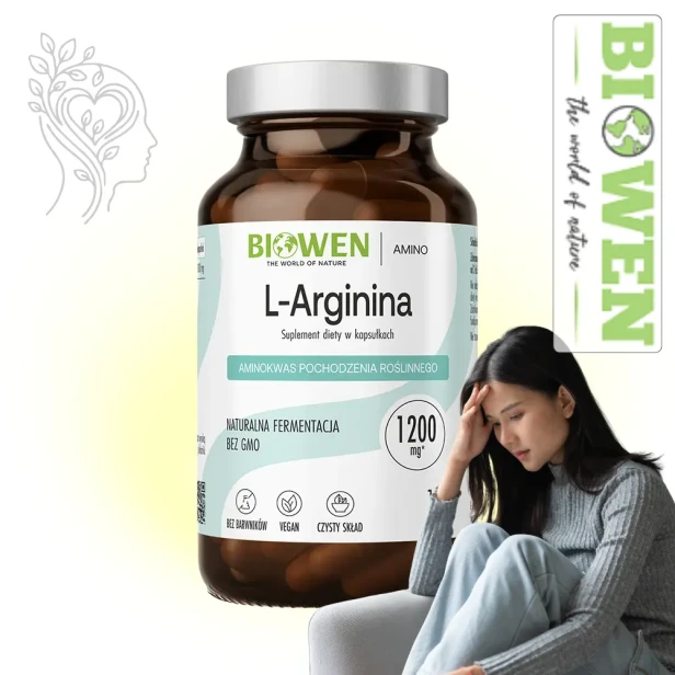 L-arginina -wysiłek fizyczny psychiczny stres duże obciążenia Biowen