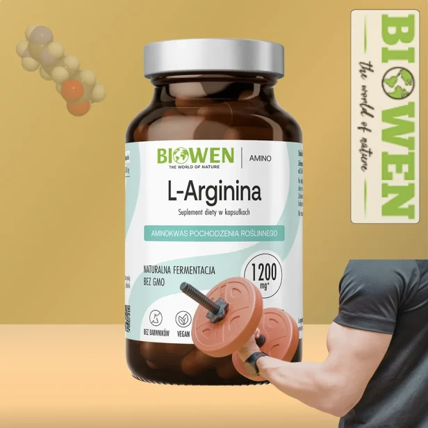 L-arginina -wysiłek fizyczny psychiczny stres duże obciążenia Biowen