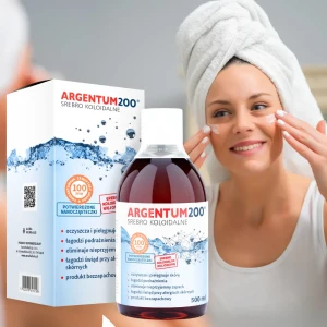 Srebro Koloidalne 100 ppm, Argentum200, tonik 500ml AuraHerbals