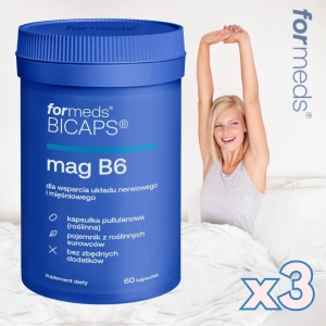 Zestaw 3x Bicaps Mag B6 60kaps. Formeds