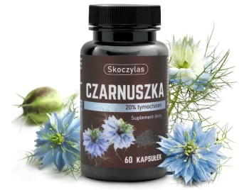 Czarnuszka 20% tymochinon 60kaps. Skoczylas