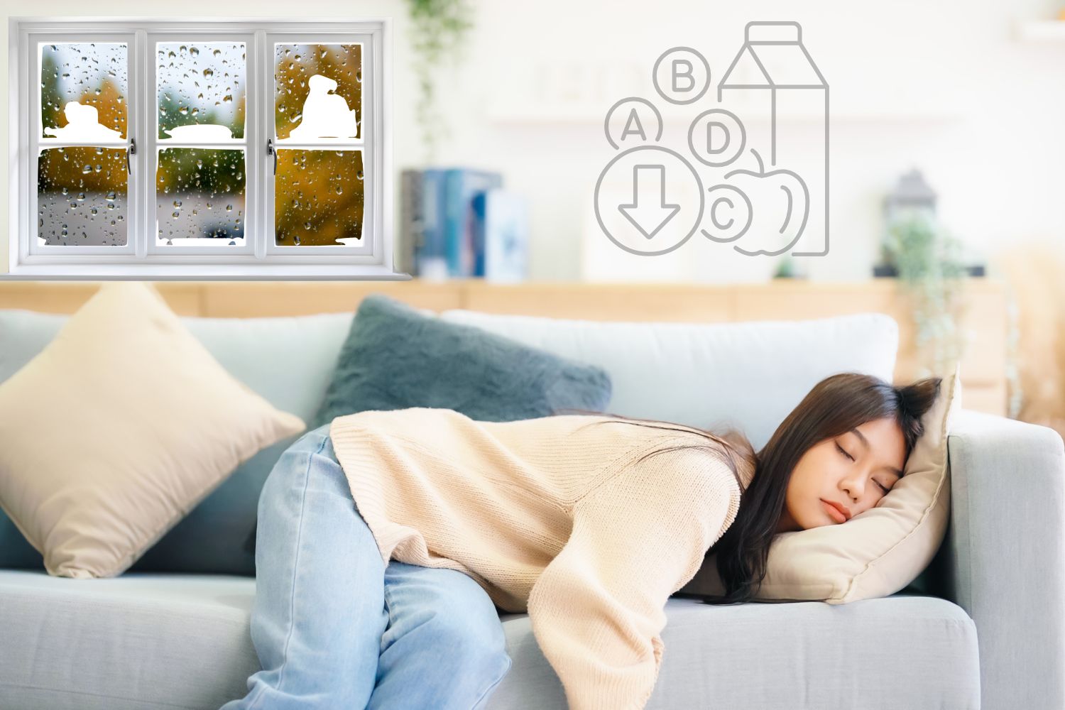 Dlaczego w deszczowe dni czujemy się ospale? Sprawdź, jak naturalnie odzyskać energię